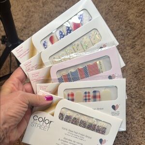 Color Street Patriotic and Glitter Nail Strips Collection — July 4 collection 🇺🇸